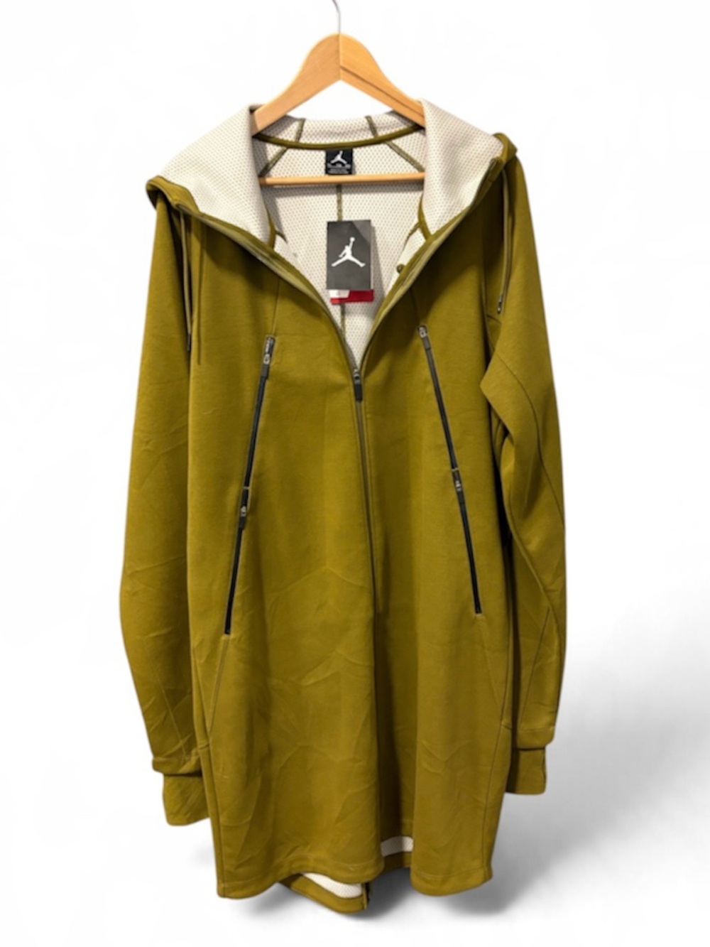 Jordan Olive Hooded Zip Jacket